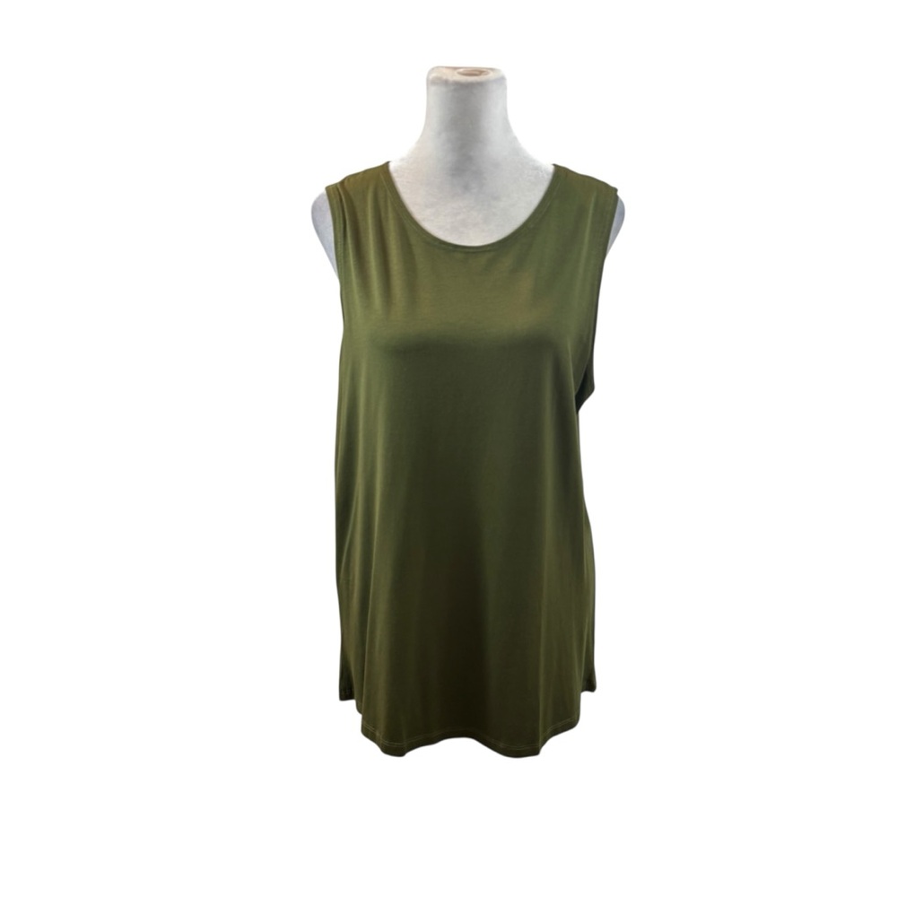 Brand new with Tags‎ Kosher Casual Layering Tank Top Olive Green Size XL
